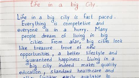 Essays About City Life: 5 Essay Examples And .